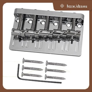 hzsxjdzaxu5 String หนาเบสอานสะพานดึงแผ่นสตริงสําหรับ 5 String ไฟฟ้าเบสกีตาร์อุปกรณ์เสริม