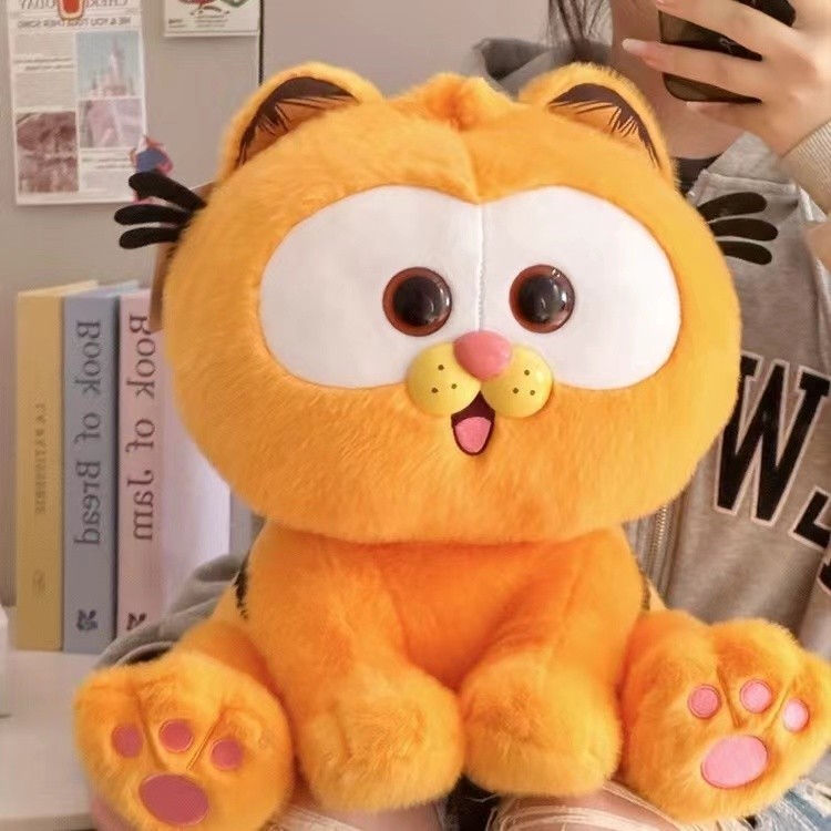 ของแท้ < การ์ฟิลด์ > ภาพยนตร์สไตล์เดียวกันตุ๊กตาแมวสนุกการ์ฟิลด์ตุ๊กตาน่ารักตุ๊กตาแมวของเล่นตุ๊กตาการ์ฟิลด์หมอนนอนตุ๊กตาของขวัญวันเกิด