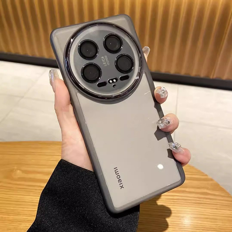 สําหรับ Xiaomi 14 Ultra 13 13T 12 12T 11 Lite 9 9T 10 11T Pro Matte Clear กันกระแทกกรณีกล้องเลนส์ Protector กันกระแทก