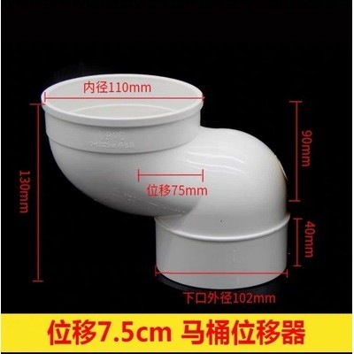 Pvc Toilet Shifter Non-digging ปรับ Ground ห้องน้ําท่อ Joint การแปลชิ้นเดียว 5 ซม. 110 ท่อแบนอุปกรณ์ห้องน้ํา ราคา ถูกที่สุด ดีลบีเคเค แกลเลอรีภาพที่ 8