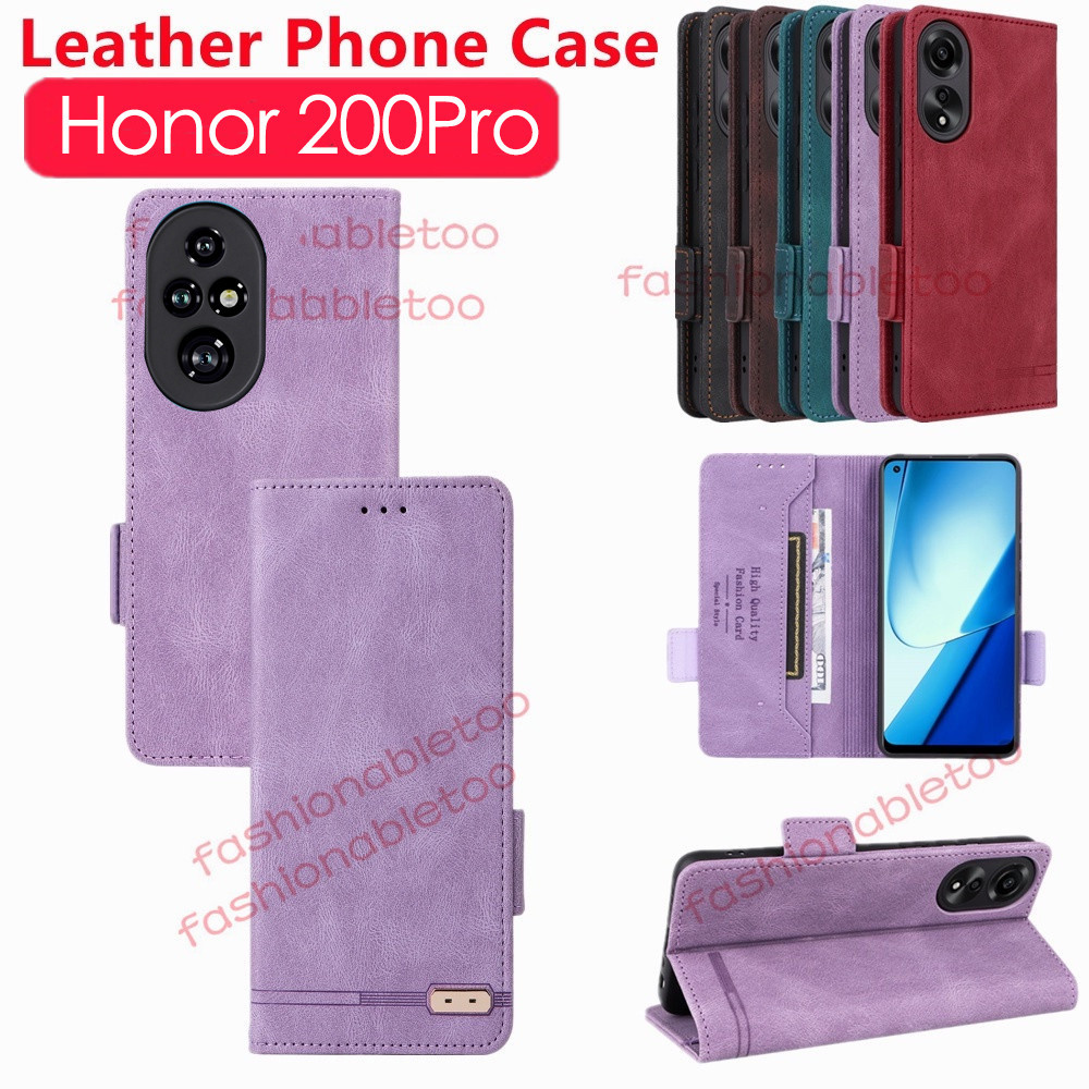เคสโทรศัพท์หนังสําหรับ Honor 200 pro Lite สมาร์ท 200pro 200Lite 200Smart Honor200 pro Honor200pro Ho