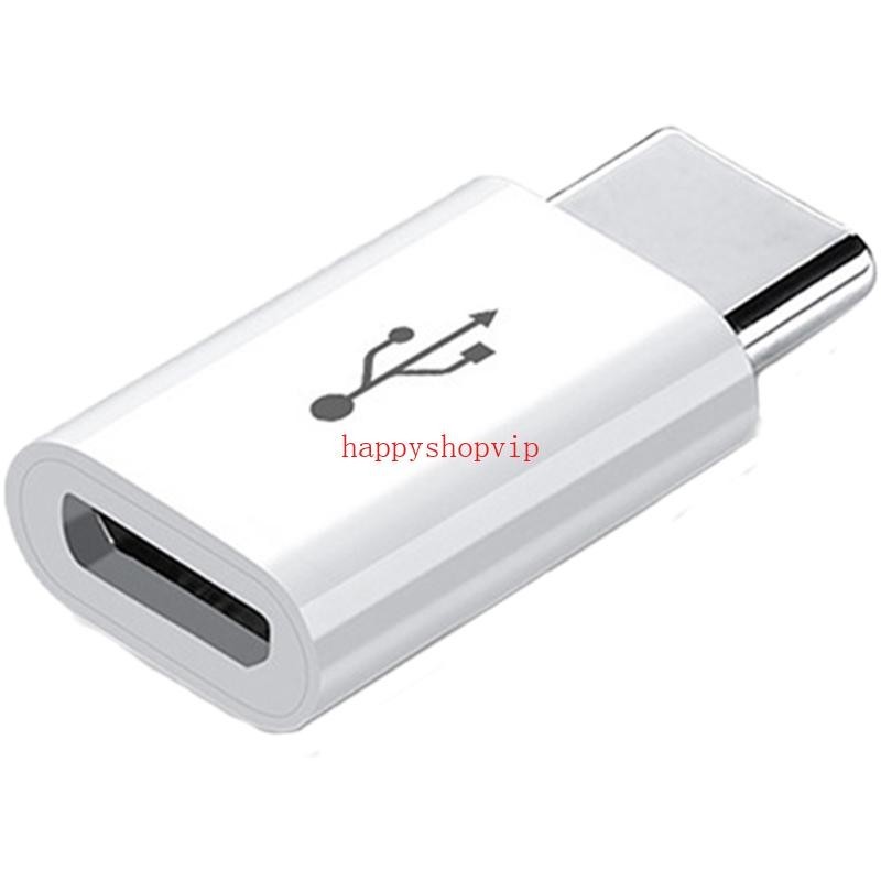 Hsv Converters สําหรับแท็บเล็ตโทรศัพท์ Micro USB Female to USB C Male Adapter รองรับข้อมูลโอนแล็ปท็อปอะแดปเตอร์ชาร์จ