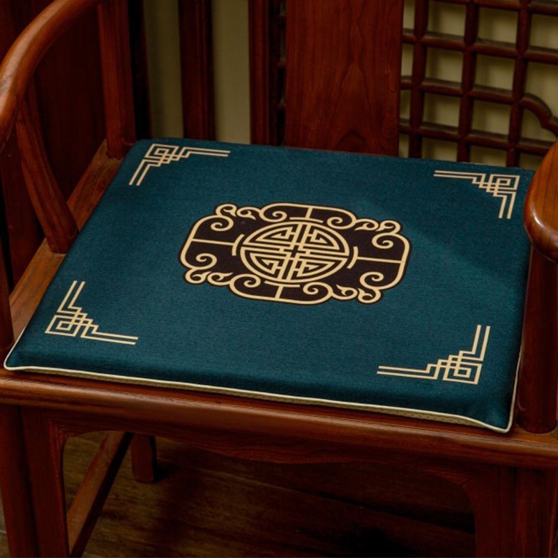 เบาะโซฟามะฮอกกานีเก้าอี้แหวนสไตล์จีน ไทชิ เก้าอี้เบาะรองนั่งเก้าอี้รับประทานอาหารเก้าอี้รอบทิศทางเก้าอี้ชาอย่างเป็นทางการหมวกเบาะเก้าอี้กันลื - รูปที่ 3