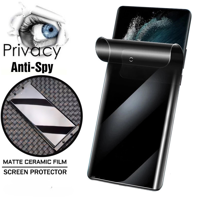 Anti-spy ความเป็นส่วนตัว Matte Hydrogel ฟิล์มสําหรับ Vivo V30e V30 Pro V29 5G V29 Pro/Lite V27e V25e V20 SE V15 V25 V27 Pro V20SE ป้องกันหน้าจอไม่มีลายนิ้วมือ