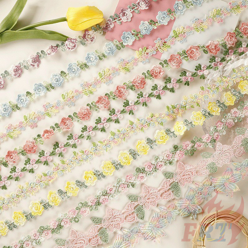 อุปกรณ์เสริม DIY: แพทช์ดอกไม้ปัก 50 ซม 1 PC Patch DIY เด็ก Headwear Hairpin อุปกรณ์เสริมผ้าตกแต่ง