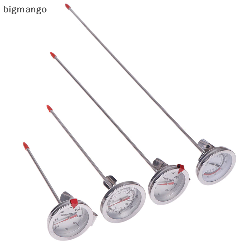 [bigmango] 1PC เครื่องมือห้องครัว Probe นมกาแฟอาหารเครื่องวัดเนื้อสแตนเลสทําอาหารเครื่องวัดอุณหภูมิสต็อกใหม่