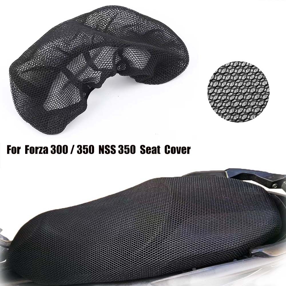 สําหรับ Honda Forza 300 350 NSS350 NSS300 ป้องกันฉนวนกันความร้อนที่นั่งสุทธิ Forza350 Forza300 Anti-Slip เบาะฝาครอบที่นั่ง