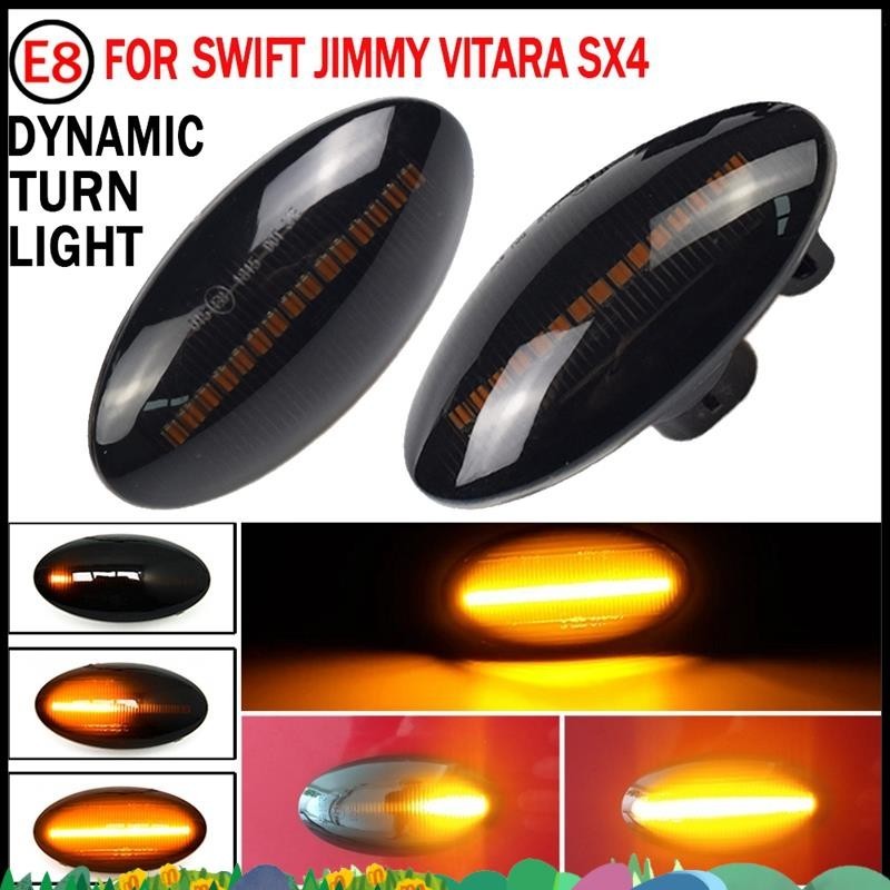 รถแบบไดนามิก LED ด้านข้างไฟเลี้ยวไฟสัญญาณสําหรับ Suzuki APV Arena Alto Grand Vitara Ignis Jimny SX4 ncsqqkjyx