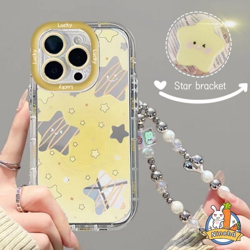 หรูหราgradientกระจกดาวสีเหลืองสําหรับoppo A60 A38 A18 A7 A17 A16 A15 A3s A58 A57 A54 A79 4G 5G A53 2020 เคสโทรศัพท์Anti Fallingกันกระแทกปกหลัง
