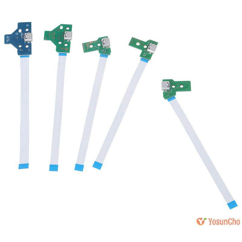 Yosuncho] แผงวงจรซ็อกเก็ตพอร์ตชาร์จ USB 12Pin JDS 011 030 040 สําหรับคอนโทรลเลอร์ PS4 ใหม่