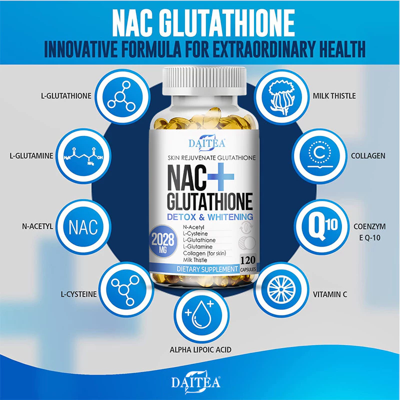 Daitea NAC + Glutathione วิตามินซีและคอลลาเจน thumbnail 6