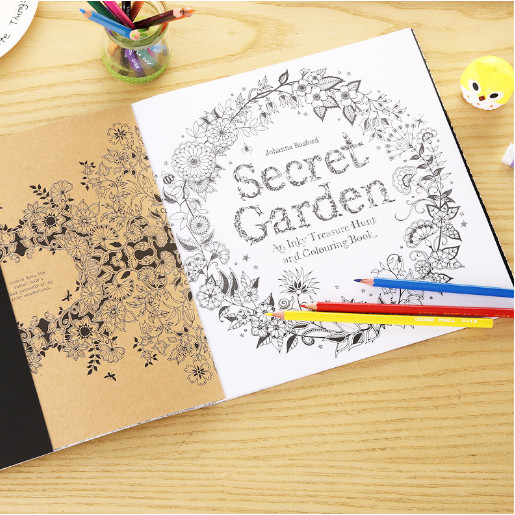 doti สมุดระบายสี Secret Garden หนังสือหัดวาดรูป สำหรับผู้ใหญ่ Colouring Book ราคา ถูกที่สุด ดีลบีเคเค แกลเลอรีภาพที่ 2