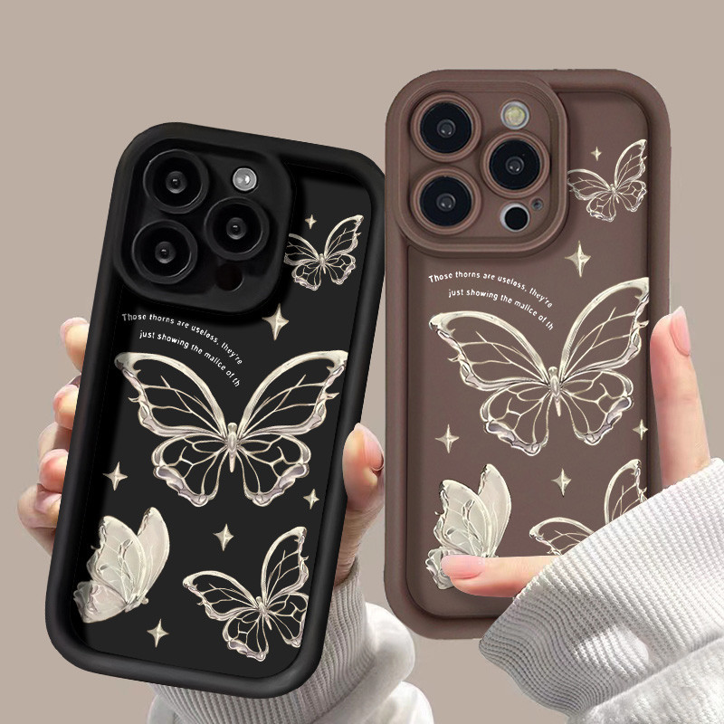 INS เคสโทรศัพท์ For Vivo V30 Y17S Y22 Y27 Y20 Y21 Y02 Y15S Y16 Y17 Y32 Y33S Y30 Y22S Y35 Y36 Y51 V27 Pro 5G กันกระแทก
