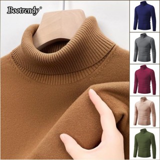 Turtle Neck Sweater for men Slim Winter Knit Pullover Sweate…