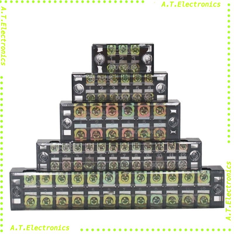 พร้อมส่ง! TERMINAL BLOCKS เทอร์มินัลต่อสาย ขนาด 25A เทอร์มินอล 600V 25A Terminal เทอร์มินอล TB2503 TB2504 TB2505