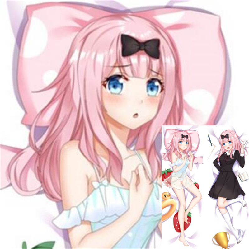 2024kaguya-sama Love Is War Anime Dakimakura หมอนที่กําหนดเอง 2 ด้านการพิมพ์เบาะหมอนกรณีปลอกหมอนอิง 