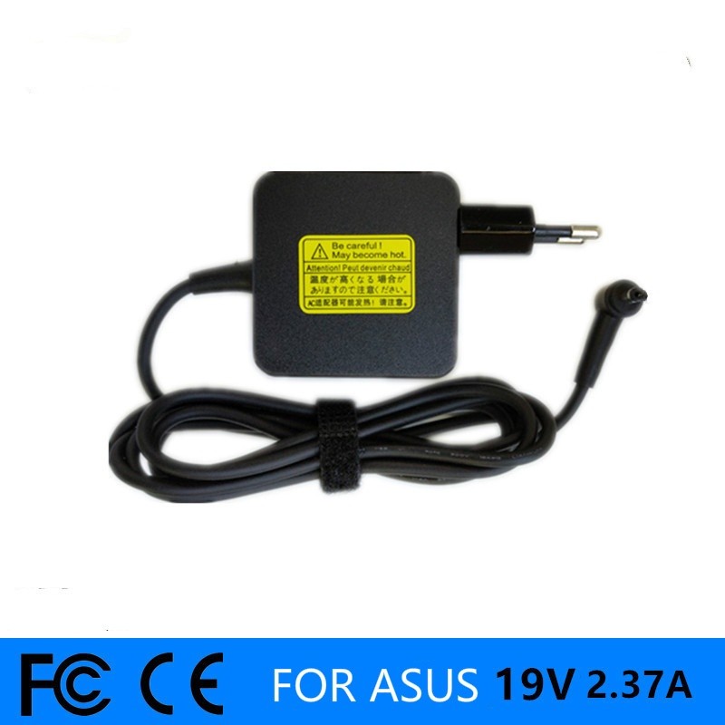 ASUS 45W 19V2.37A อะแดปเตอร์แปลงไฟโน้ตบุ๊ค/แล็ปท็อป 4.0x1.35 มม.เครื่องชาร์จคอมพิวเตอร์ EU 45W