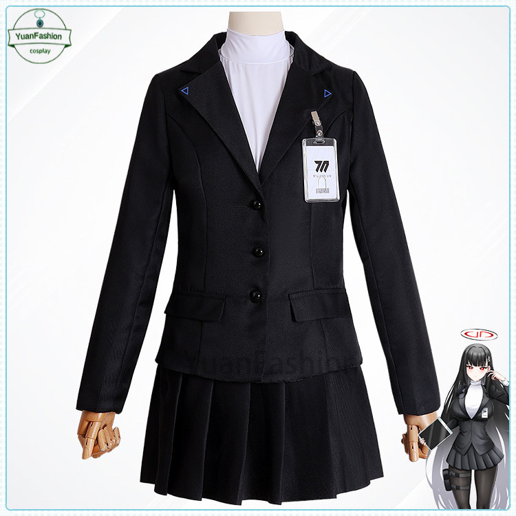 คอสเพลย์ Blue Archive Tsukatsuki Rio สำหรับฮาโลวีน ชุดJK.uniform