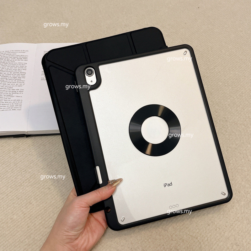 2 in 1 กรณีแม่เหล็กที่ถอดออกได้สําหรับ Xiaomi Pad 8 7 6 5 Pro 11 "Poco Pad X1 M1 12.1 6S Pro 12.4 Y-พับปากกาดินสอผู้ถือสล็อต 2024 11.2 11 นิ้ว Auto Wake up