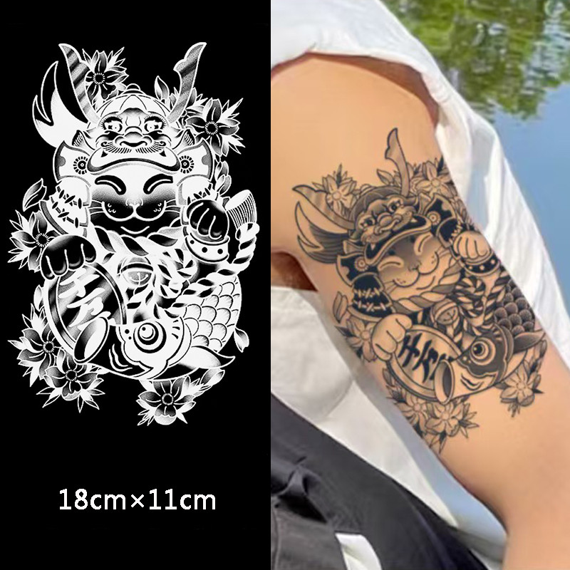 【COCO Magic tattoo】 ติดทนนาน15วัน ;18ซม*11ซม.;สติ๊กเกอร์รอยสัก กันน้ํา ติดทนนาน รอยสักปลอม รอยสักชั่วคราว รอยสักกึ่งถาวร