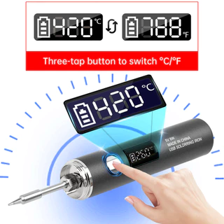 Pcbfun หัวแร้ง USB รุ่นปลั๊กอินอินเทอร์เฟซ TYPE-C พร้อมการขยายอุณหภูมิสามระดับ