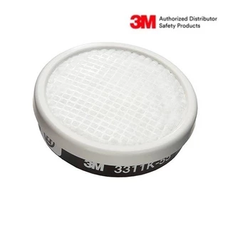 3M™ 3311K-55 ตลับกรองไอระเหยสารตัวทำละลาย ขนาด 55 ซี.ซี. พร้อมแผ่นกรองฝุ่น ละออง