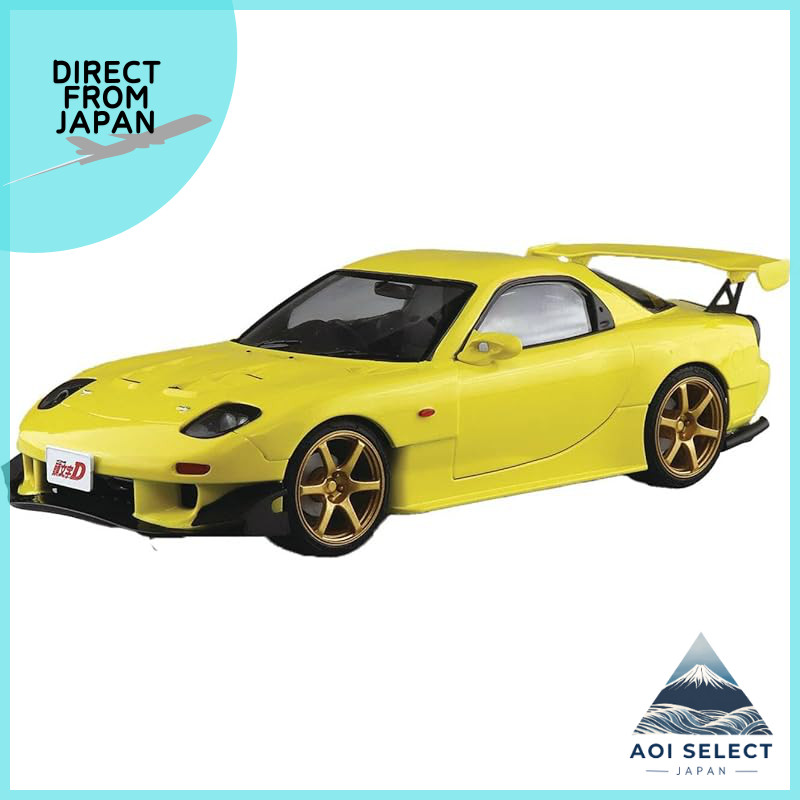 Aoshima Bunka Kyozai Co., Ltd. Pre-Painted Model Series Initial D Keisuke Takahashi FD3S RX-7 Projec