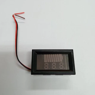 จอวัดปริมาณแบตเตอรี่ ไฟวัดแบตเตอรี่ จอวัดแรงดัน วัดกระแสไฟฟ้า LED DC 12V-72V