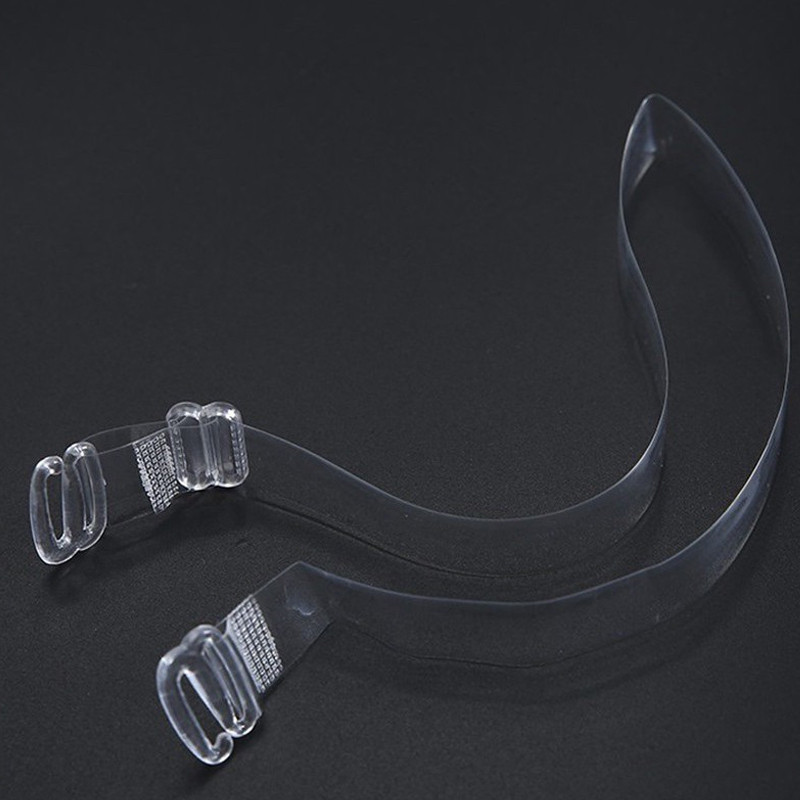 【เตรียมส่ง】 ชุดชั้นในยืดหยุ่นสูง สายรัดบราแบบปรับได้ TPU ฝ้าที่มองไม่เห็น สายรัดโปร่งใส H