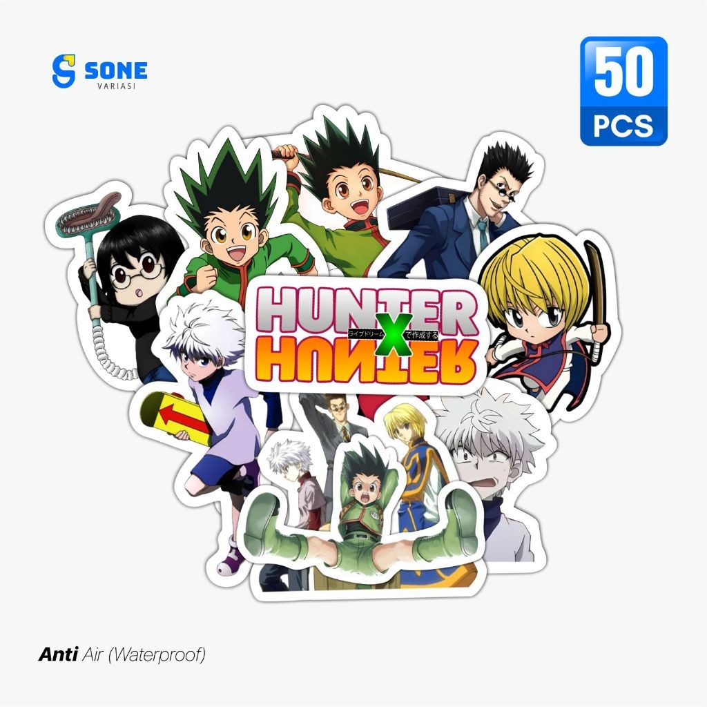 Hunter X Hunter ชุดสติ๊กเกอร์กันน้ําไวนิลสําหรับแล็ปท็อปกระเป๋าเดินทาง Thumblr
