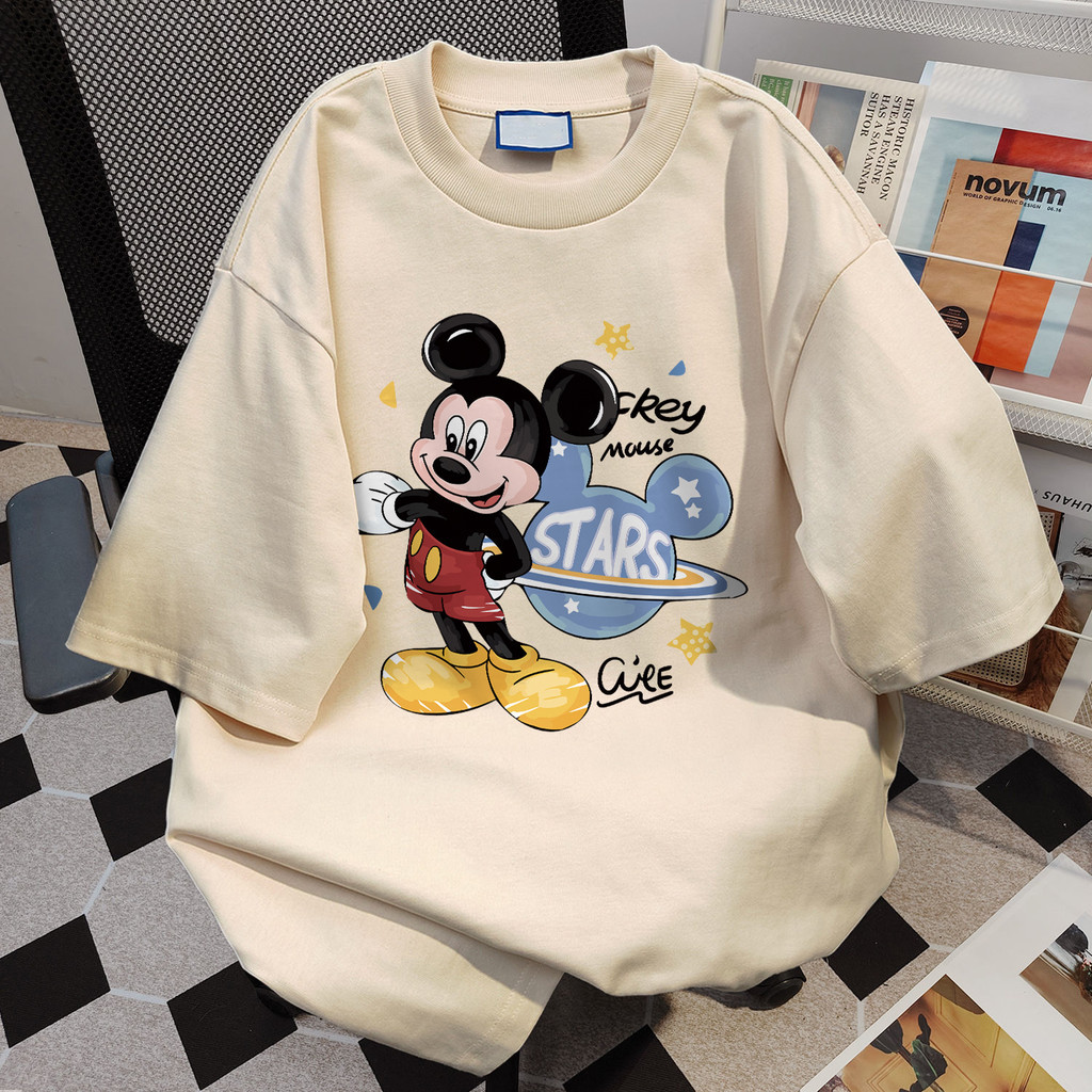 COD✅ (จัดส่งในกรุงเทพฯ) MAO Shop เสื้อยืดผู้หญิงลายน่ารัก เนื้อผ้านุ่ม สีสวย ใส่สบาย ใส่ได้ทั้งชายและหญิง