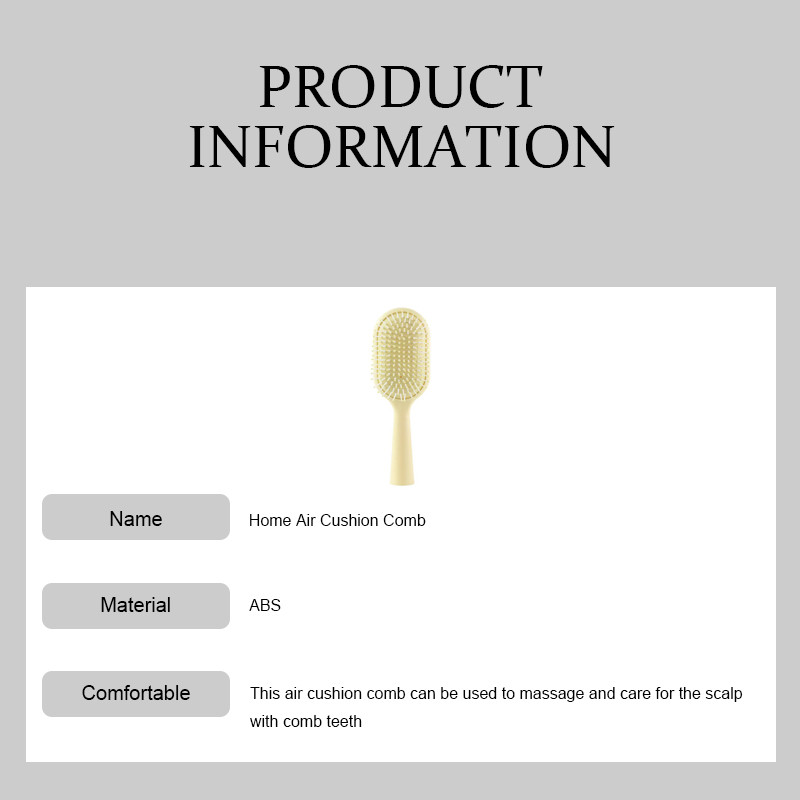 หวี หวีเบาะลม หวีแปรง สีสวยน่ารัก ด้ามใหญ่ ไม่กินผม มี 4 สีพาสเทลให้เลือก พร้อมส่ง - รูปที่ 6