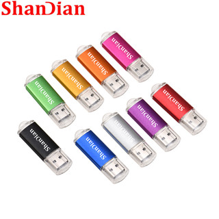 Shandian โลโก้ที่กําหนดเองปากกาไดรฟ์ 128GB USB 2.0 โลหะเดิมแ…