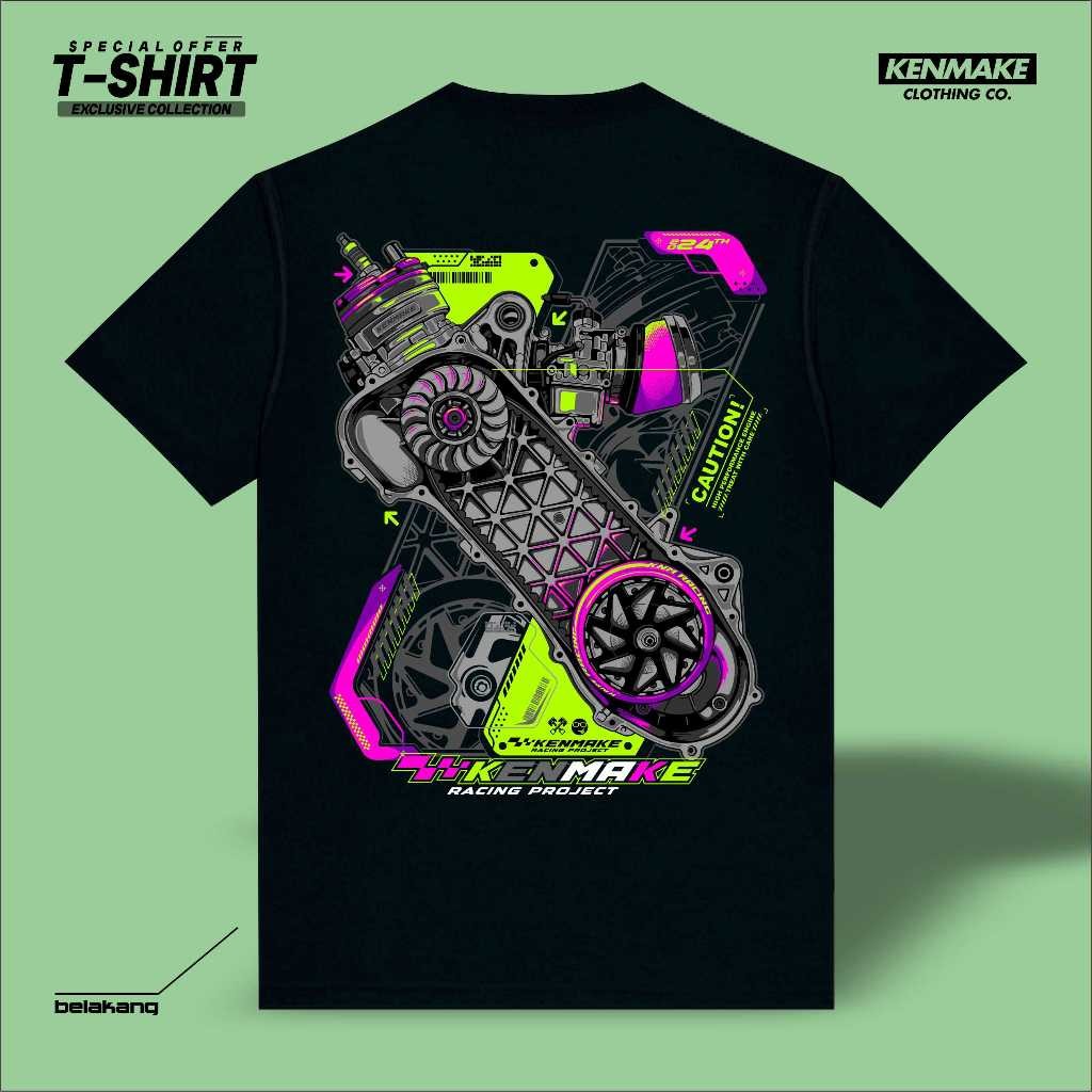 Cb kenmake เสื้อยืด Matic gang ผู้ชายผู้หญิงรุ่นสีดํา
