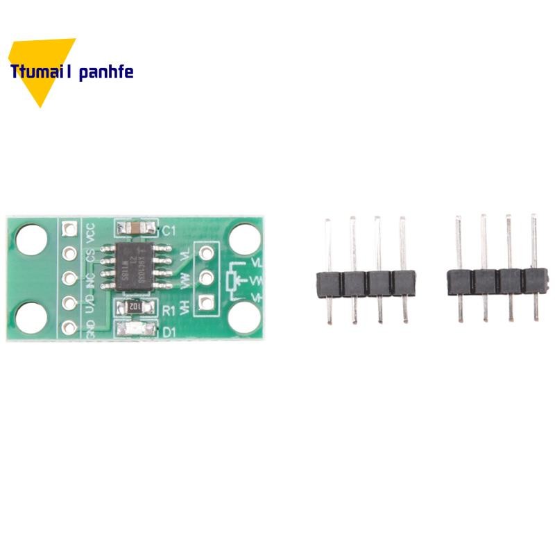 X9c103s Digital Potentiometer Module ใหม่สีเขียว 100K 100Th Order Digital Potentiometer Circuit
