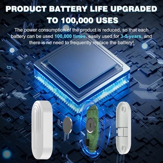 DAYTECH กระดิ่งประตู SanJie เซ็นเซอร์ประตูไร้สาย CHIME ประตู Entry Alarm CHIME สําหรับธุรกิจ/บ้าน/เด็ก 500 FT Range 26 Chimes 5 ปรับระดับเสียง Ringer Alert CC19