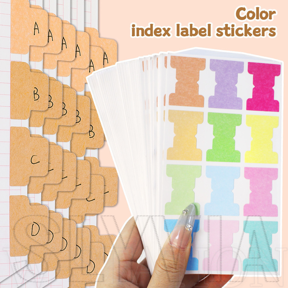 สติ๊กเกอร์ SLXC-120 Index สีสันสดใส - แท็บมาร์คสีรุ้ง - แผ่นบันทึก Sticky Notes - เขียนได้ เปล่า มีกาวในตัว - บุ๊คมาร์ค Notepad - อุปกรณ์เครื่องเขียนสํานักงานโรงเรียน