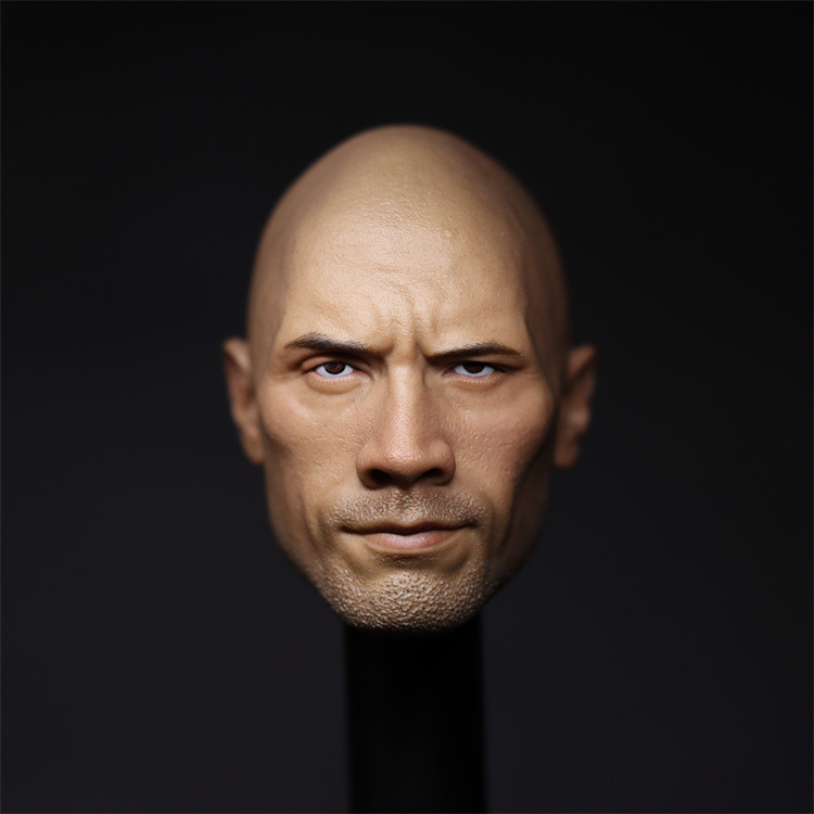 [Boutique] Ready Stock eleven kai 1/6 EXK011 Mr. Stone 3.0 Head Carving หินที่เกี่ยวข้อง Dwayne John