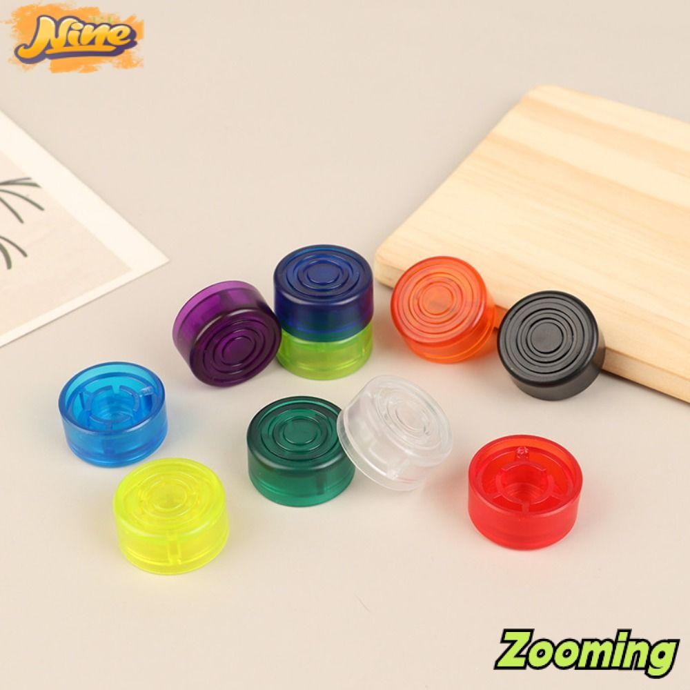Zooming Footswitch Topper Cover, ชิ้นส่วนเอฟเฟคกีต้าร์หลายสีเหยียบหมวก, Professional ABS กีตาร์เหยียบปุ่มหมวกกีตาร์