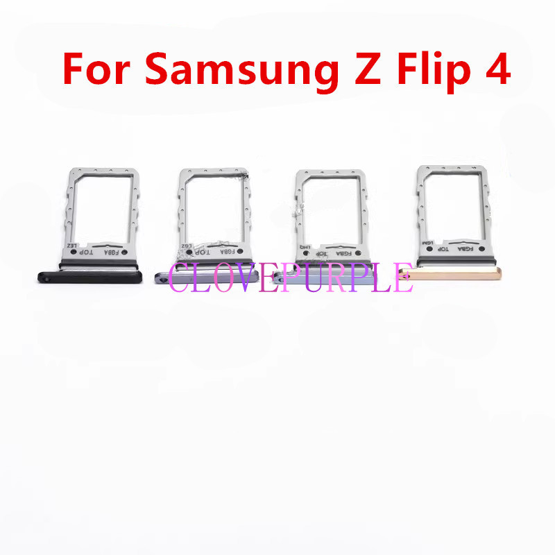 Flip4 ซิมการ์ดสล็อตสําหรับ Samsung Galaxy Z Flip 4 F721 ถาดซิมอะแดปเตอร์ผู้ถือซ็อกเก็ตเปลี่ยนโทรศัพท