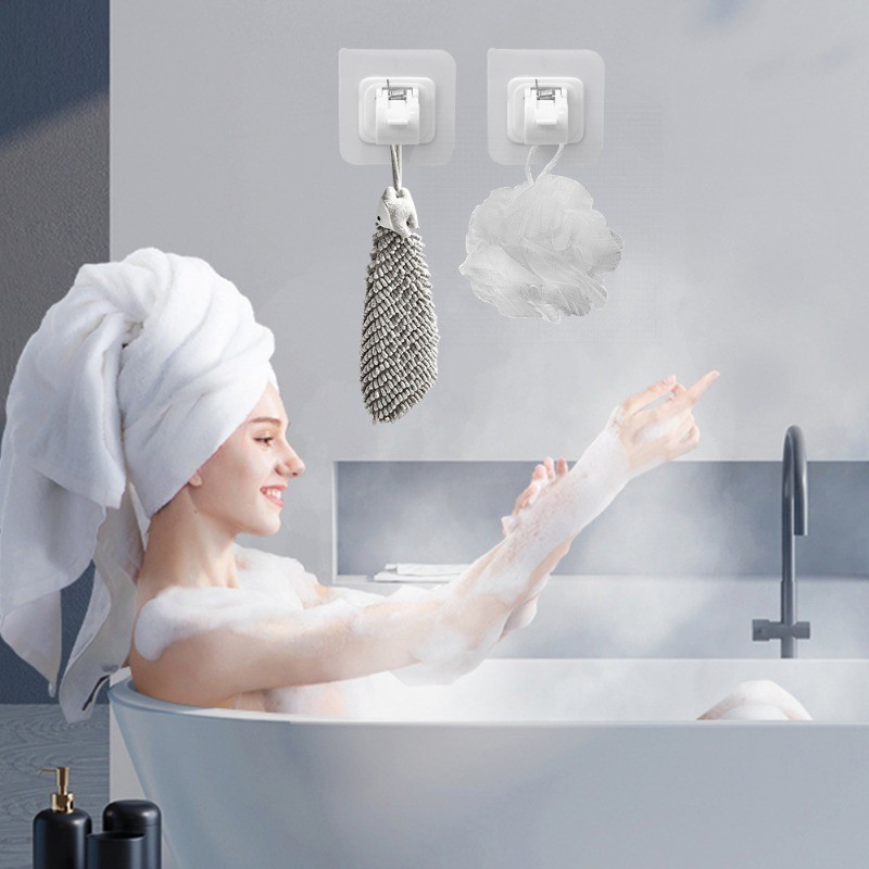 แนะนำ ผ้าม่าน 2/4/6 ชิ้นผ้าม่าน Rod วงเล็บ Self กาวผ้าม่าน Rod ผู้ถือตะขอเล็บฟรีปรับผ้าม่าน Rod Hooks อุปกรณ์ห้องน้ํา ราคาพิเศษ มีเก็บเงินปลายทาง