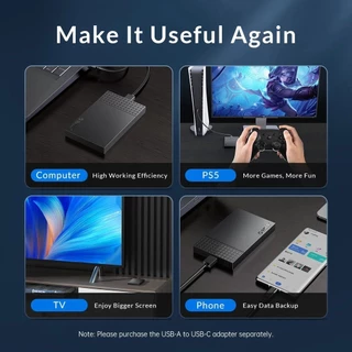ORICO HDD Case SATA to USB3.1 HDD Enclosure สําหรับ 2.5 HDD SSD 6Gbps รองรับความเร็ว UASP(2526)