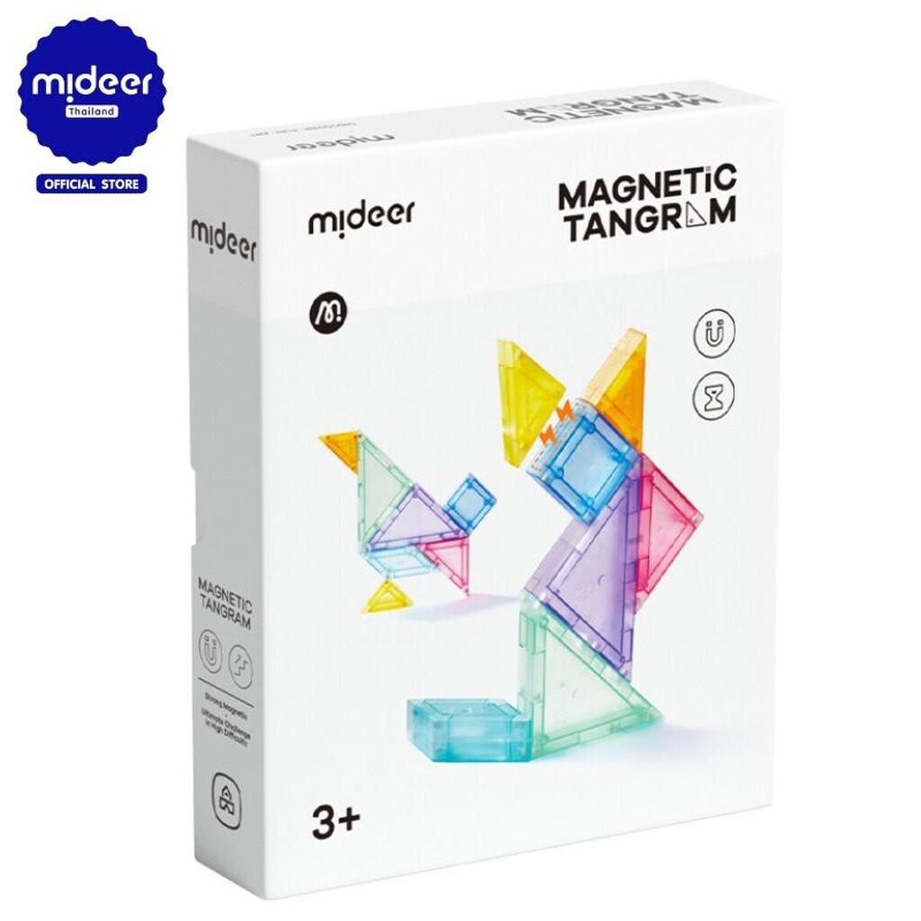 Mideer มิเดียร์ Magnetic Tangram แทนแกรม 3 มิติ MD4281