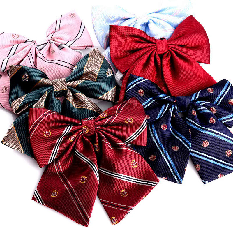 ชุดนักเรียนผู้หญิง Bowtie ริบบิ้น Led เชือกใหม่เนคไท Handmade เสื้อผ้าผู้หญิงเสื้อผีเสื้อ Bow Tie สําหรับผู้หญิง