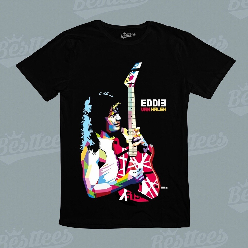 เสื้อยืดลายวง Eddie Van Halen สไตล์ฮาร์ดロック