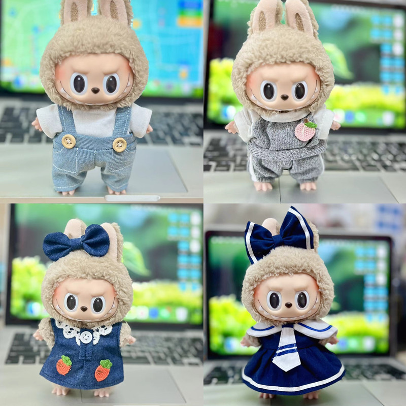 ลาบูบู้ LABUBU labubu macaron ชุดตุ๊กตา เฉพาะชุดไม่รวมตุ๊กต