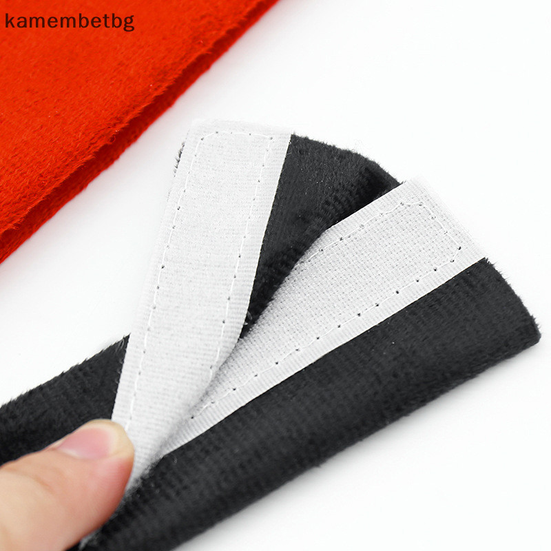 Kamembetbg ปลอกหุ้มมือจับประตูตู้เย็น ผ้ากํามะหยี่ แบบนิ่ม ป้องกันไฟฟ้าสถิตย์ 2 ชิ้น