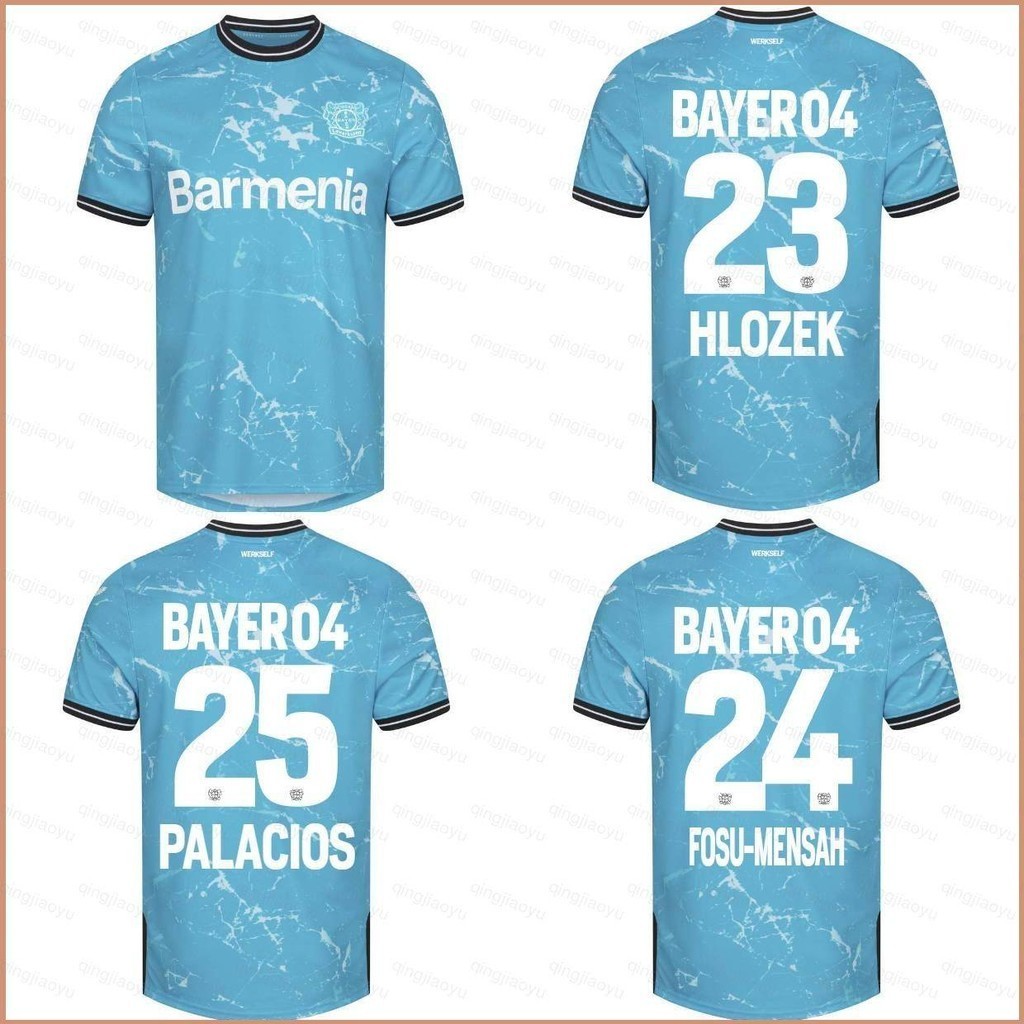 ใหม่ล่าสุด 23-24 Bundesliga Bayer 04 Leverkusen Hlozek Fosumensah Palacios เสื้อยืด พลัสไซซ์ สําหรับเด็ก และผู้ใหญ่
