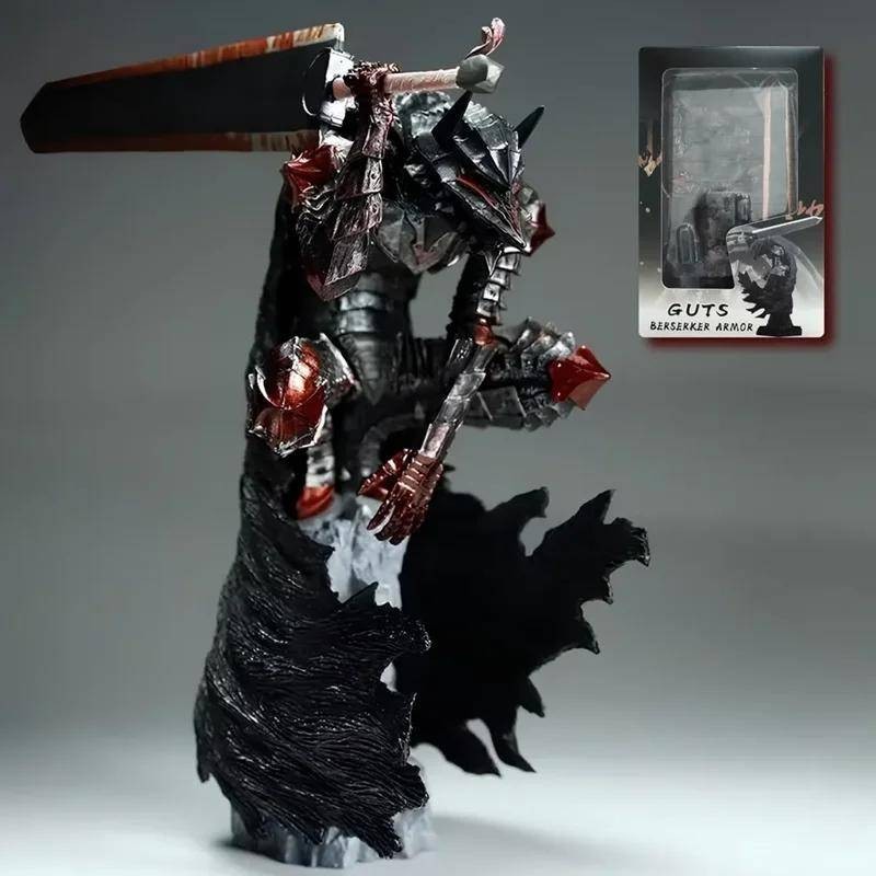25 ซม.Berserk Guts L อะนิเมะรูปBerserkerเกราะL Action Figure BerserkสีดําSwordsman Figurine Collectionตุ ๊ กตาของเล ่ น