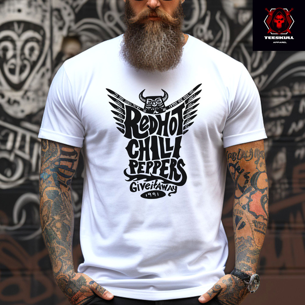 Red Hot Chilli Peppers Heavy Metal Rock Heavy Cotton เสื้อยืด